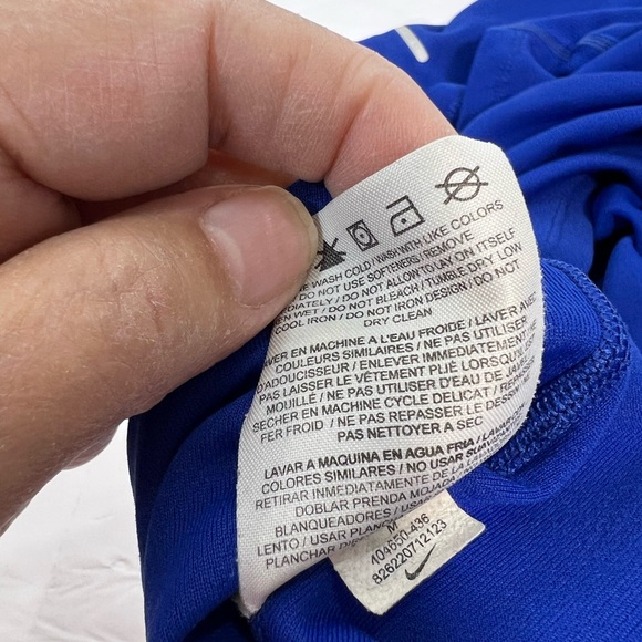 Nike Men's Royal Blue Dri-FIT Tee Medium - Picture 4 of 9